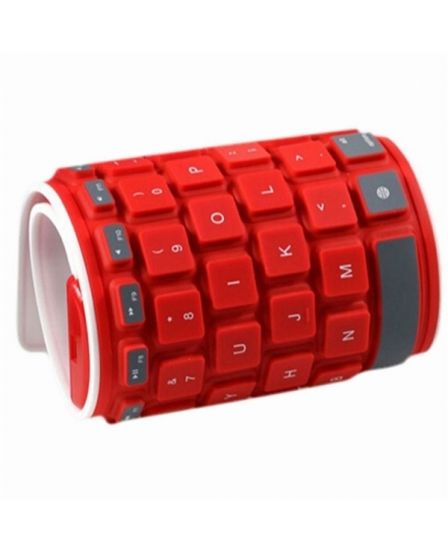 Teclado Bluetooth de silicona flexible