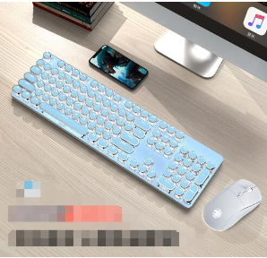 Bluetooth-Tastatur- und Maus-Set im Retro-Schreibmaschinen-Stil