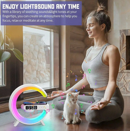 Smarte G-Lampe mit Bluetooth-Lautsprecher