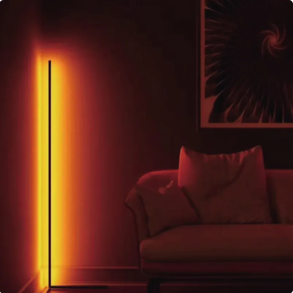 Lámpara de pie ambiental RGB inteligente