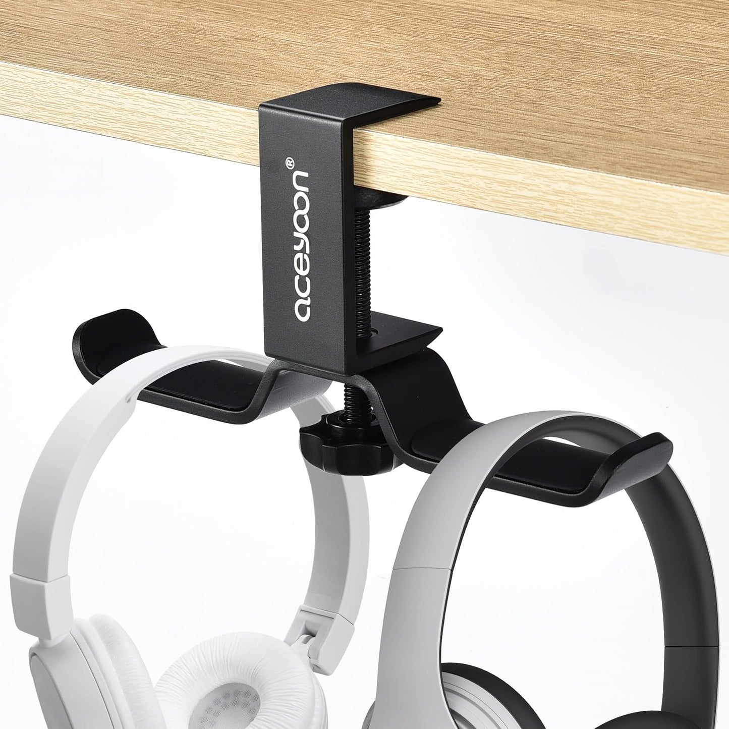 aceyoon Soporte para auriculares debajo del escritorio