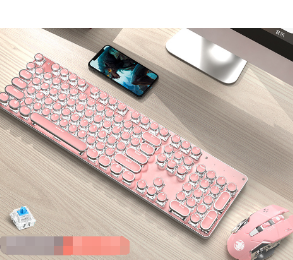 Retro-Tastatur- und Maus-Set