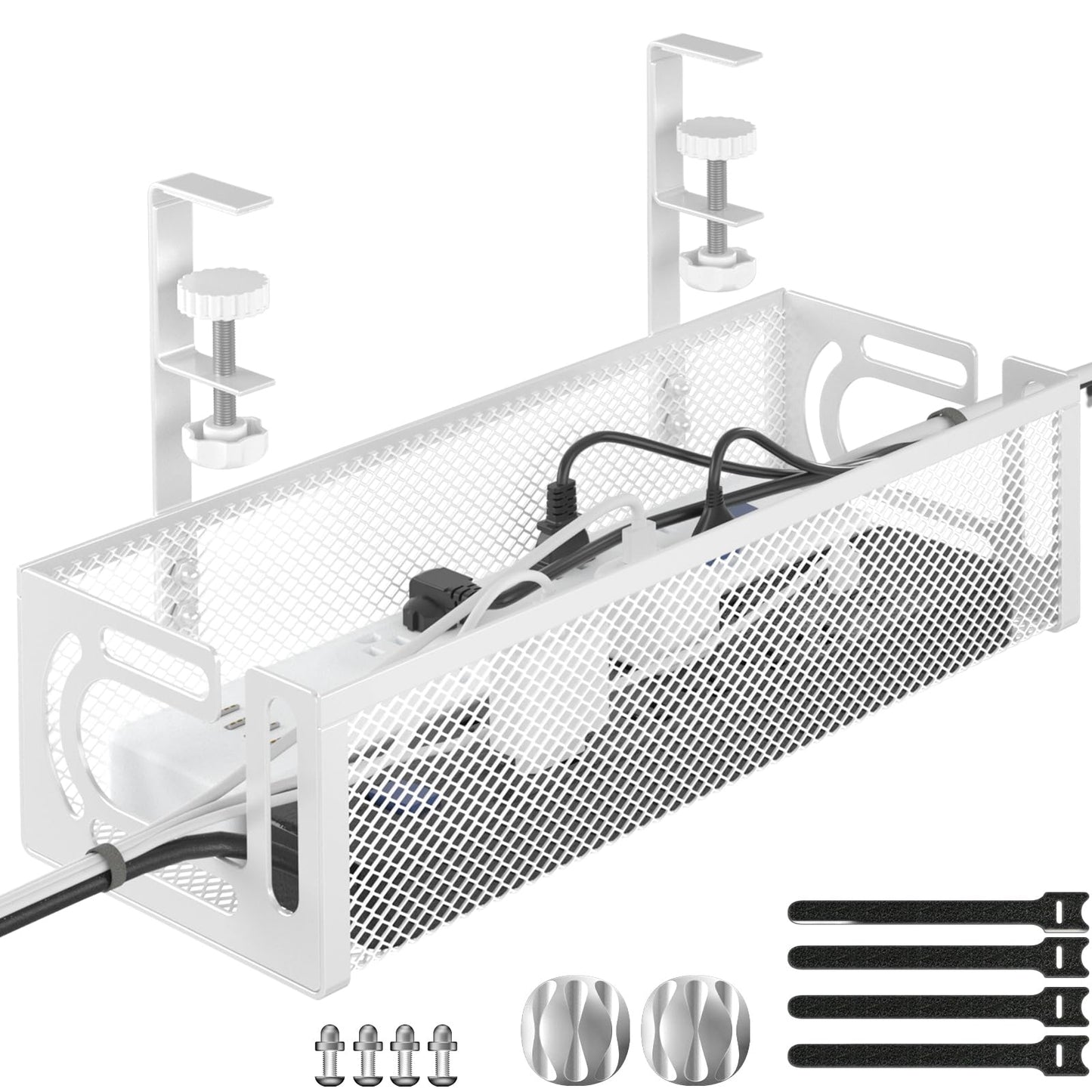 Under Desk Cable Management Tray