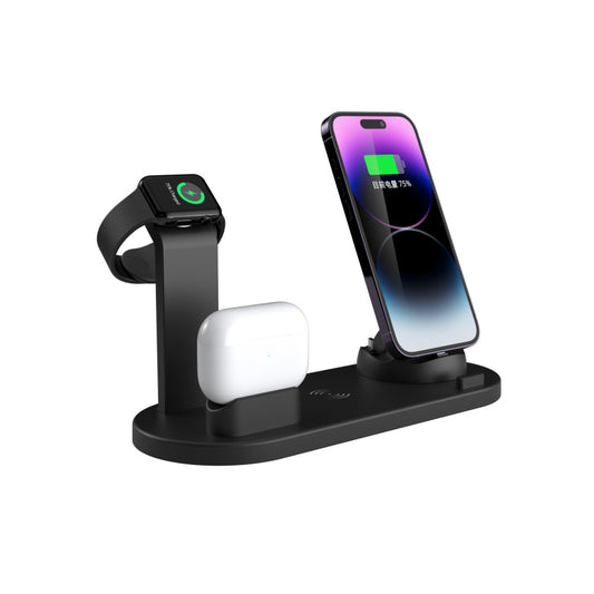 4-in-1 Kabelloses Ladegerät für Telefone, Ohrhörer, Uhren